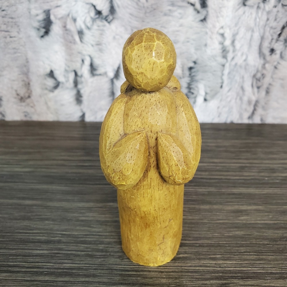 House Of Lloyd 1996 NATIVITY Replacement‎ Praying Figurine, Faux Carved Wood